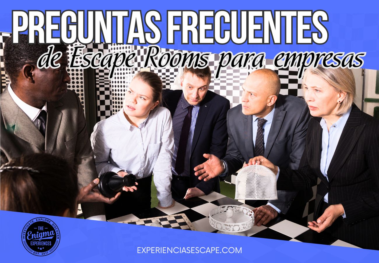 preguntas frecuentes escape room empresa
