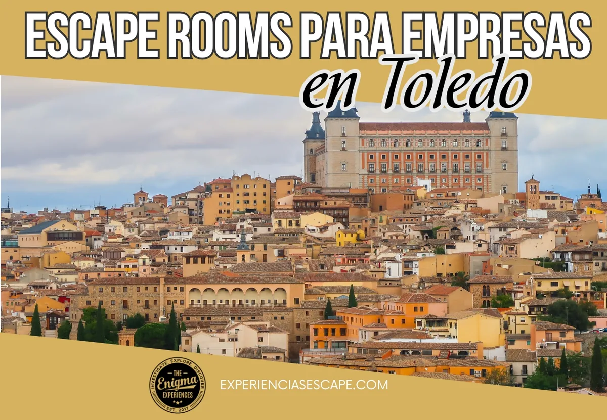 Vista del casco histórico de Toledo con el Alcázar, cabecera de escape room para empresas en Toledo