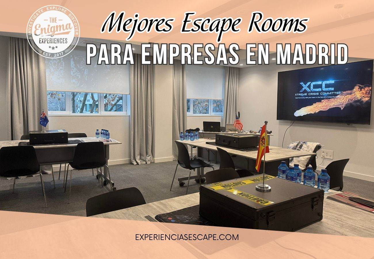 mejores escape room para empresas en Madrid