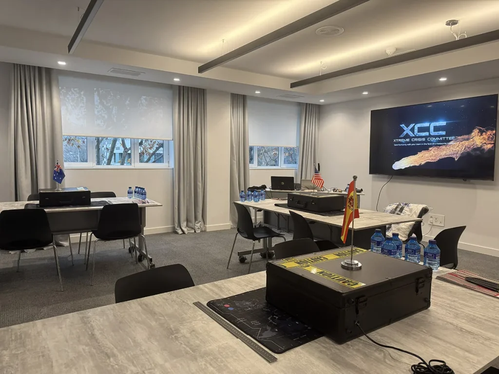 Preguntas frecuentes sobre escape room para empresas: sala preparada para The Final Countdown, el juego de liderazgo
