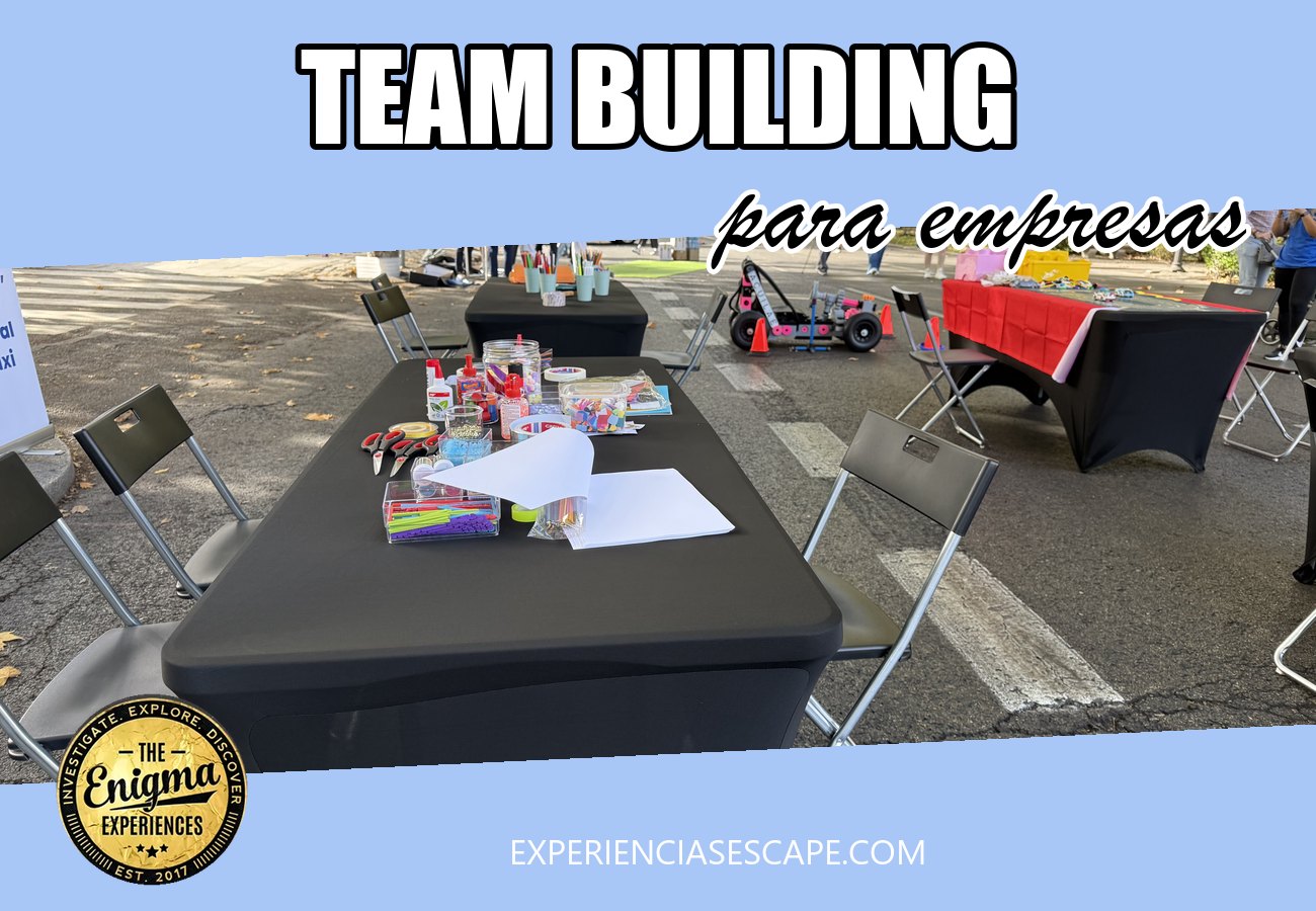 Team building para empresas: cabecera de la guía de Experiencias Escape