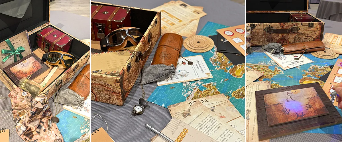 Contenido de Escape in a Box, escape room para grupos grandes