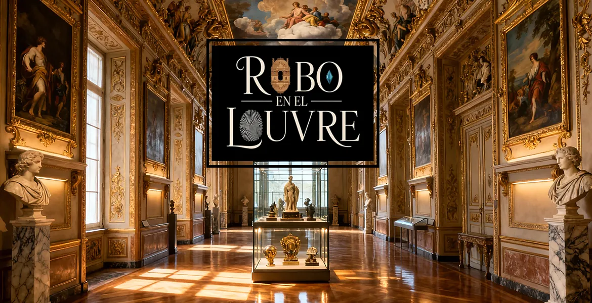 Escape room de investigación Robo en el Louvre